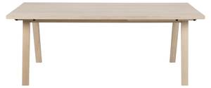Table à manger A-Line Marron - En partie en bois massif - 200 x 75 x 95 cm