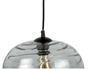 Suspension Glamour Sphere Gris - Verre - 30 x 21 x 30 cm