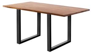 Table LORE acacia massif Imitation noyer