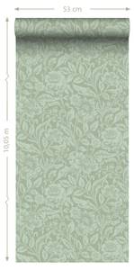 papier peint fleurs vintage 7018 Vert