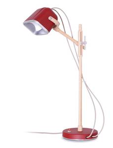 Lampe Mob rouge Imitation driftwood