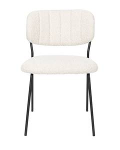 Lot de 2 chaises Jolien Beige - Textile - 49 x 78 x 56 cm