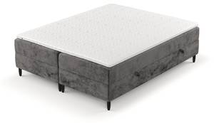 Boxspringbett Malte Graphit - Breite: 140 cm