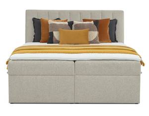 Boxspringbett Liberty Pocket Visco Beige - Breite: 180 cm