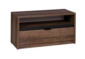 TV-Schrank DEVERTTI Schwarz - Braun - Holzwerkstoff - 90 x 46 x 40 cm