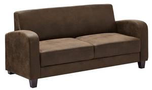 Couchgarnitur MADDIE 2er-Set Braun - Textil - 81 x 86 x 190 cm