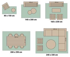 Outdoor Teppich Victoria Oriental Grau - 200 x 290 cm