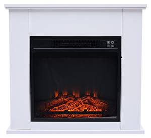 Elektrischer Kamin CHE-610 Schwarz - Glas - 63 x 63 x 24 cm