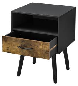 Table de Chevet Gävle avec tiroir Noir