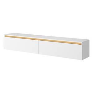 Selsey TV-Schrank Seney Weiß - Holz teilmassiv - 175 x 30 x 32 cm