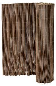 Weidenzaun Hyssna Braun - Naturfaser - 500 x 150 x 1 cm