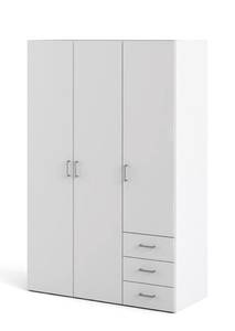 l' armoire Spell Blanc - En partie en bois massif - 116 x 175 x 49 cm