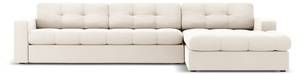 Ecksofa JUSTIN 4 Sitzplätze Beige