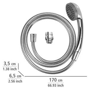 Waschbeckendusche Garcia Silber - Metall - 1 x 1 x 1 cm