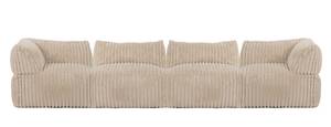 Sitzsack Ecksofa Tetra Modular, 4-tlg Beige - Kunststoff - 88 x 65 x 88 cm