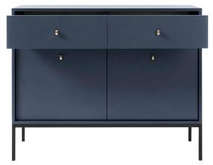 Buffet bas BOGDAN Bleu - Bois manufacturé - 39 x 83 x 103 cm