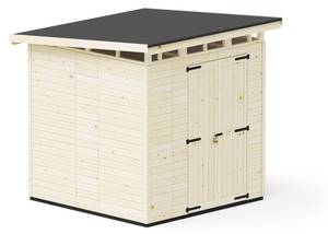 Holz Gartenhaus StrongBox XL Durchscheinend