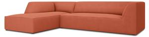 Ecksofa RUBY 4 Sitzplätze Hochglanz Rot