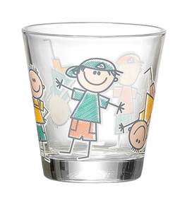 Trinkglas Boys BEST FRIENDS Glas - 9 x 9 x 9 cm