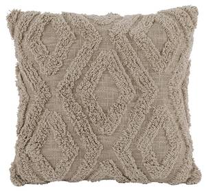 Kissen SAHARA Hochglanz Taupe - 45 x 45 cm