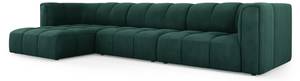 modulares Ecksofa SERENA 5 Sitzplätze Dunkelgrün