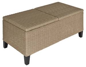 Beistelltisch 867-065 Grün - Polyrattan - 50 x 46 x 103 cm