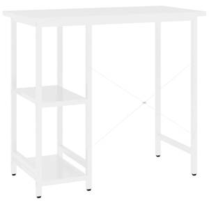 Computertisch Weiß - Holzwerkstoff - 80 x 72 x 80 cm