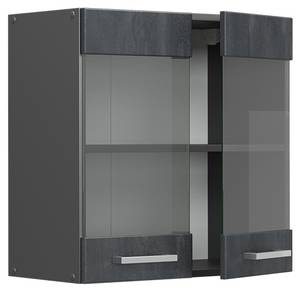 hängender Geschirrschrank R-Line 47614 Anthrazit - Schwarz