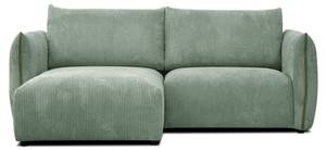 3-Sitzer Ecksofa Tauer Mint - Ecke davorstehend links