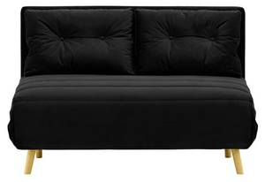 2-Sitzer Ausklappbares Sofa Flic Schwarz