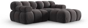 modulares Ecksofa BELLIS 3 Sitzplätze Schiefergrau