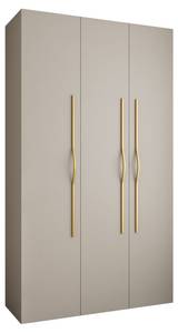 Drehtürenschrank Como 2 Beige - Gold - 140 x 50 cm