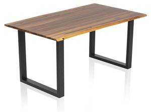 Esstisch Ashwood Braun - Massivholz - 180 x 77 x 90 cm