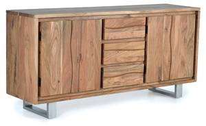 Anrichte 1161 Braun - Massivholz - 45 x 82 x 172 cm