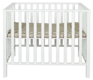 Parc Playard Cubic Blanc - Bois manufacturé - 78 x 80 x 97 cm