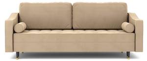 3-Sitzer Sofa SORRAIA Hochglanz Beige