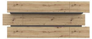 Wandpaneel Leone 10 Grau - Holzwerkstoff - 196 x 83 x 22 cm