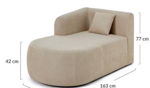 Module d'assise gauche IKARE Beige