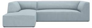 Ecksofa RUBY 4 Sitzplätze Hellblau