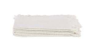 Tischset Xavie (4er-Set) Weiß - Textil - 33 x 1 x 48 cm
