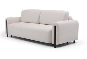 Sofa ZEPHYR Beige - Eiche Schwarzbraun Dekor