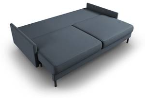 Schalfsofa mit Box SCOTT 3 Sitzplätze Blau