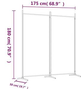 Raumteiler 3002983-1 (2-teilig) Weiß