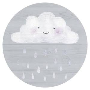 Wolke mit silbernen Regentropfen 244 x 244 cm
