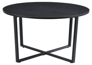 Table Basse Vadstena Ronde Noir - Bois manufacturé - 80 x 45 x 80 cm
