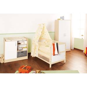 Kinderbett Florian Weiß/Holzfarben