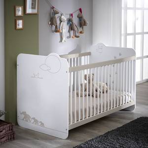 Babybett Jungle Samtweiß