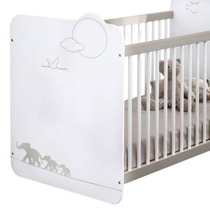 Babybett Jungle Samtweiß