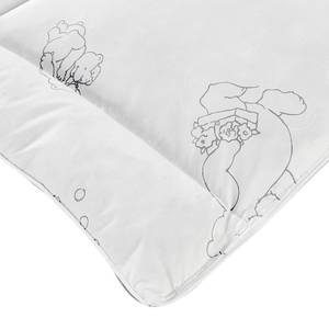 Coussin pour bébé Tiffin Plumes / Duvet - Blanc - 60 x 40 cm