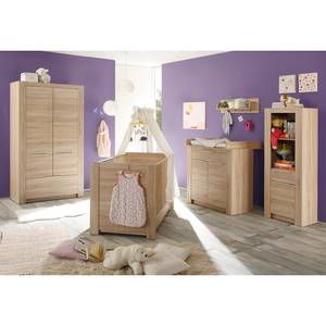 Ensemble de chambre bébé Jona I 3 éléments - Imitation chêne brut sciage